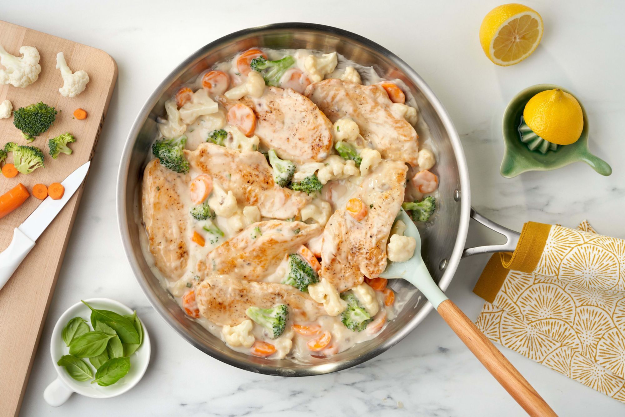 Campbell's Lemon Herb Chicken Primavera